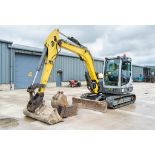Wacker Neuson ET65 6.5 tonne rubber tracked excavator Year: 2018 S/N: VPAL01292 Recorded Hours: 3408