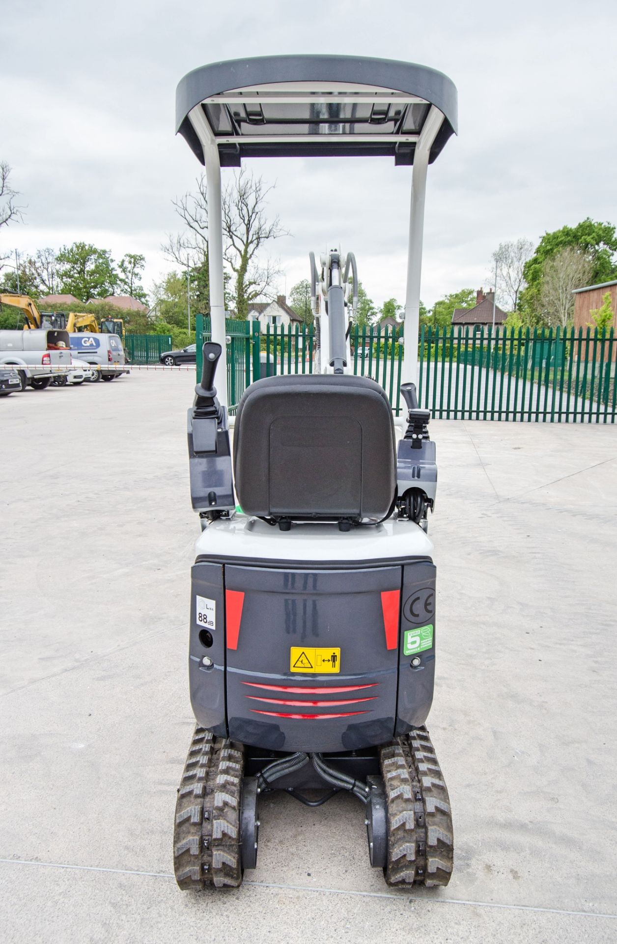 EX 1.2 1.2 tonne rubber tracked mini excavator Year: 2025 S/N: CX2504005 blade, piped, expanding - Image 6 of 28