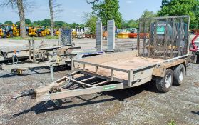 Indespension 10ft x 6ft tandem axle plant trailer S/N: 131816 A955666