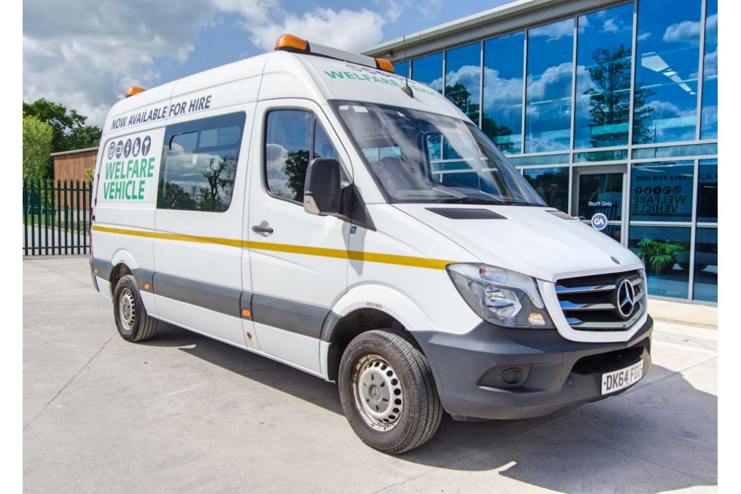 Mercedes Benz Sprinter 313 CDi 2143cc diesel 6 speed manual welfare van Registration Number: DK64 - Image 2 of 33