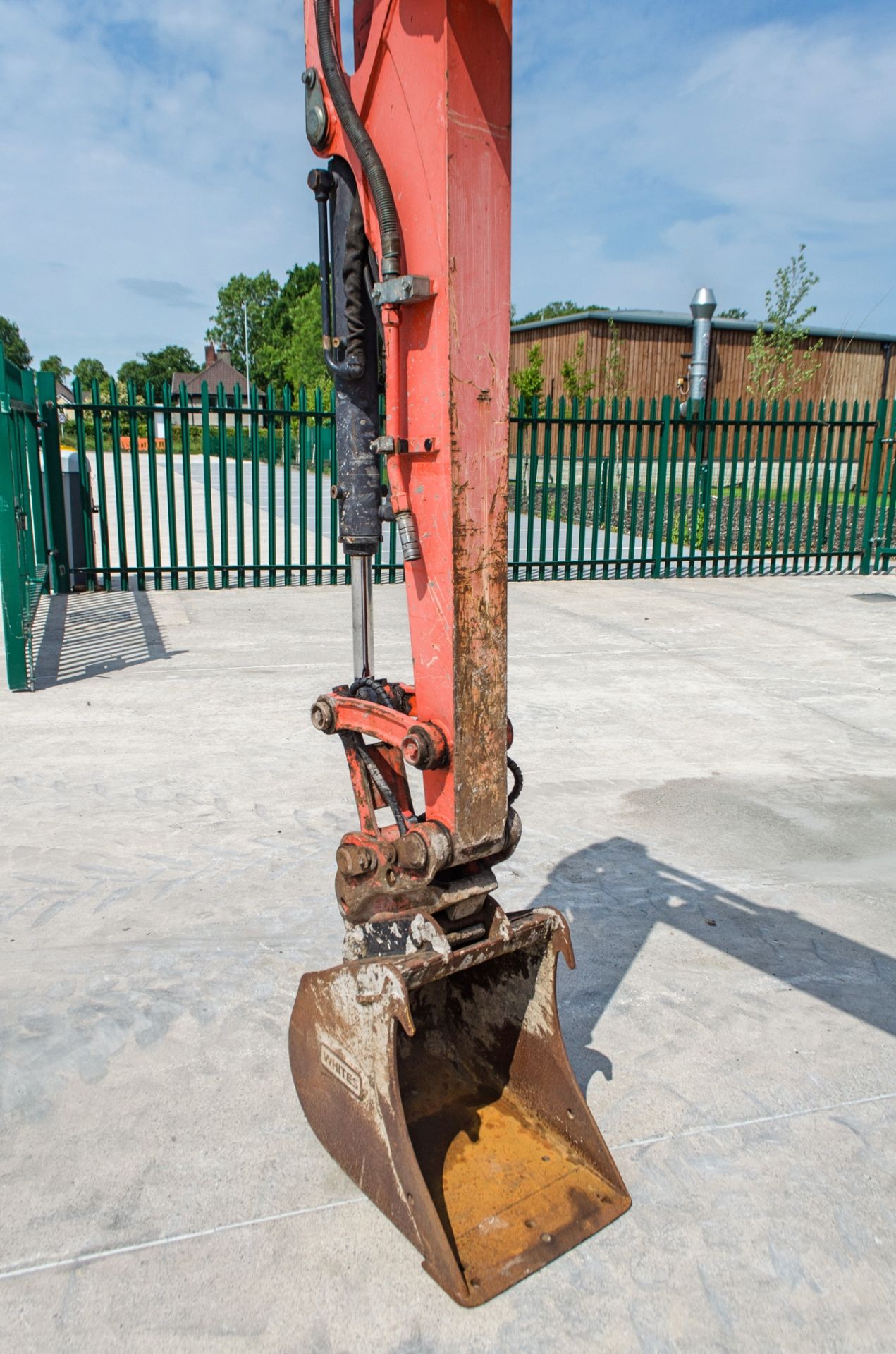 Kubota U55-4 5.5 tonne rubber tracked excavator Year: 2014 S/N: 52375 Recorded Hours: 3768 blade, - Image 17 of 28