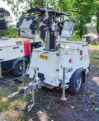 SMC TL-90 diesel driven 4 head halogen fast tow mobile lighting tower Year: 2014 S/N: T901410818