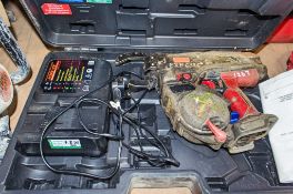 Max RB611T 14.4v cordless rebar tier c/w charger and carry case ** No battery ** EXP6326