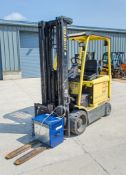 Hyster E3.00XM 3 tonne battery electric fork lift truck Year: 2005 S/N: G108A01834C Recorded