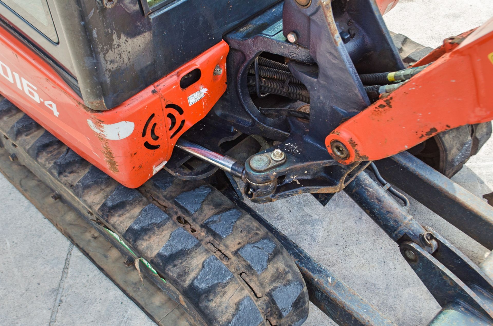 Kubota KX016-4 1.6 tonne rubber tracked excavator Year: 2018 S/N: 62838 Recorded Hours: 869 piped, - Image 20 of 28