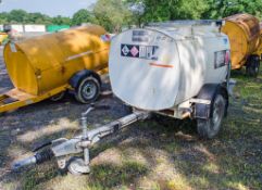 Western Abbi 950 litre fast tow mobile bunded fuel bowser c/w manual pump, delivery hose & nozzle