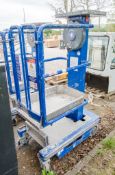 Power Towers Eco Lift manual push around access platform A849212