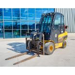 JCB Teletruk 30G 3 tonne gas powered telescopic fork lift truck Year: 2018 S/N: 2707686 Recorded