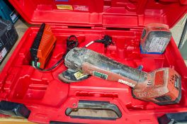 Hilti AG125-A22 22v cordless 125mm angle grinder c/w 2 - batteries, charger and carry case EXP1728