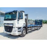 DAF CF 340 Euro 6 26 tonne 10837cc diesel beaver tail plant lorry Registration Number: PN69 AWO Date