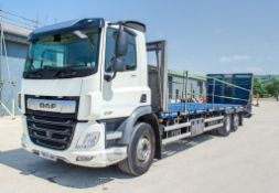 DAF CF 340 Euro 6 26 tonne 10837cc diesel beaver tail plant lorry Registration Number: PN69 AWO Date