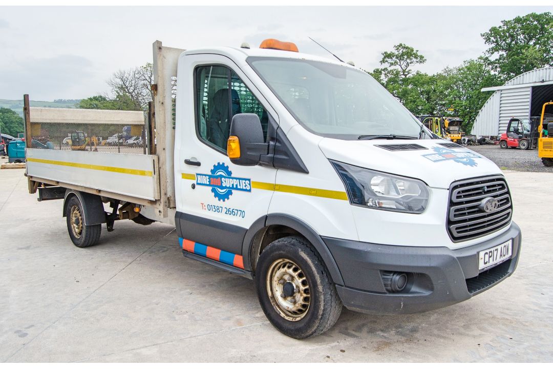 Ford Transit 350 1995cc diesel 6 speed manual dropside pick up Registration Number: CP17 AOW Date of - Image 2 of 31