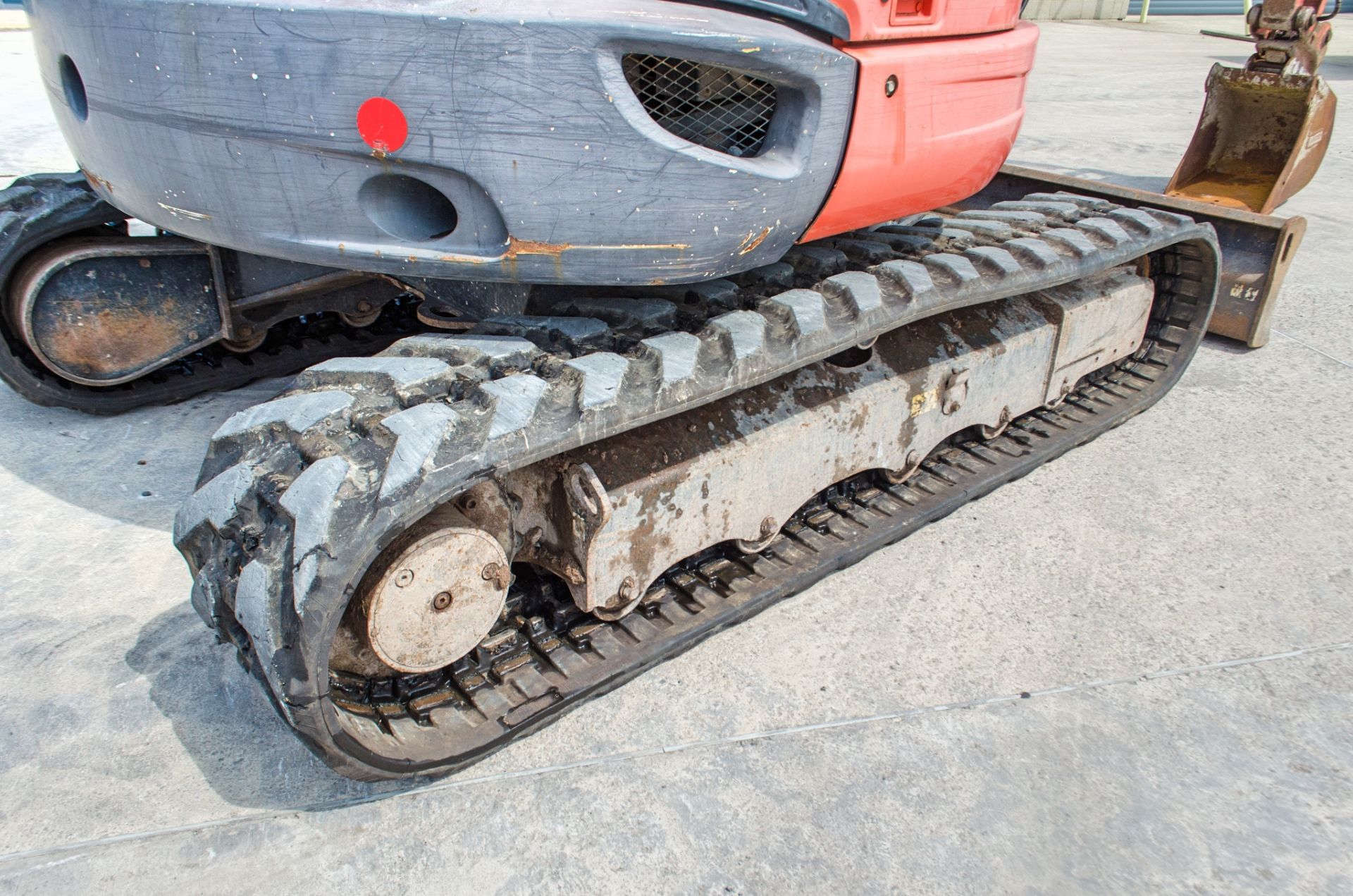 Kubota U55-4 5.5 tonne rubber tracked excavator Year: 2014 S/N: 52375 Recorded Hours: 3768 blade, - Image 14 of 28