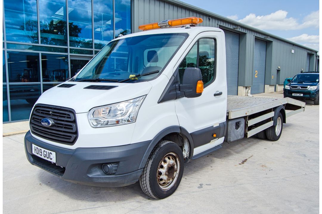 Ford Transit Tourneo Custom 320 TDCi 1995cc beaver tail car transporter Registration Number: HD19 - Image 1 of 30