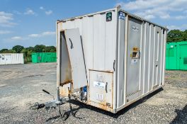 Groundhog GP360D 12ft x 8ft steel anti-vandal mobile welfare site unit Comprising of: Canteen