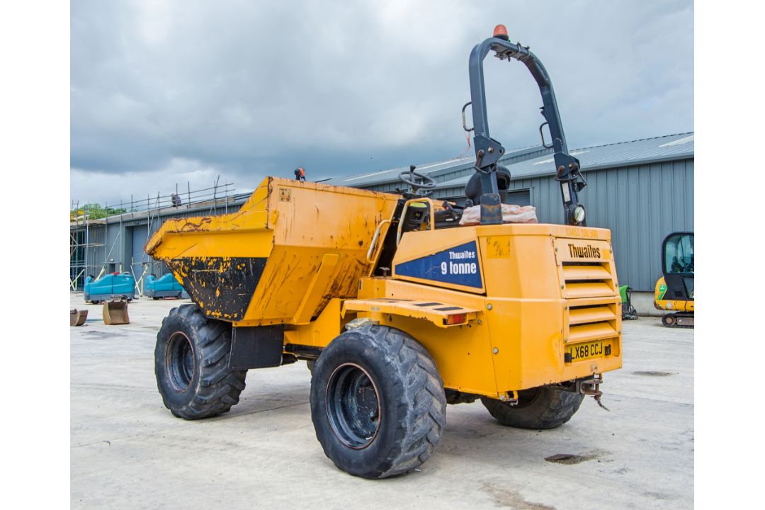 Thwaites 9 tonne straight skip dumper  Year: 2018 S/N: 806E3954 Recorded Hours: 2047 c/w V5C - Image 3 of 22