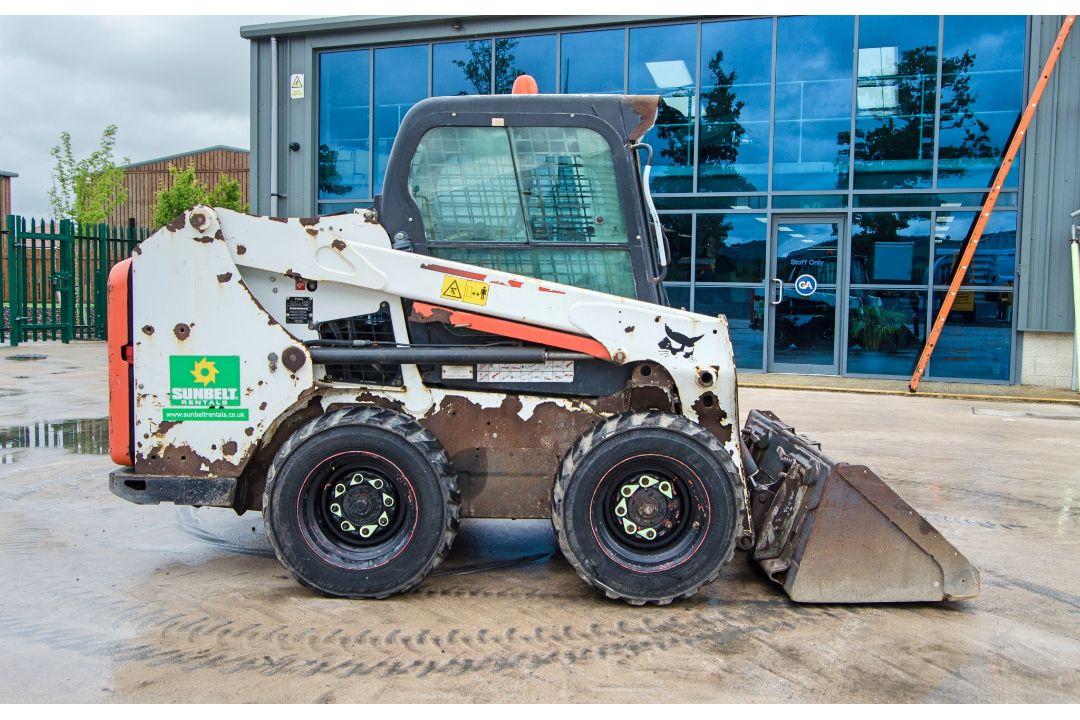 Bobcat S550 skid steer loader Year: 2016 S/N: B3GY11045 Recorded Hours: 1136 A715435 - Image 8 of 22