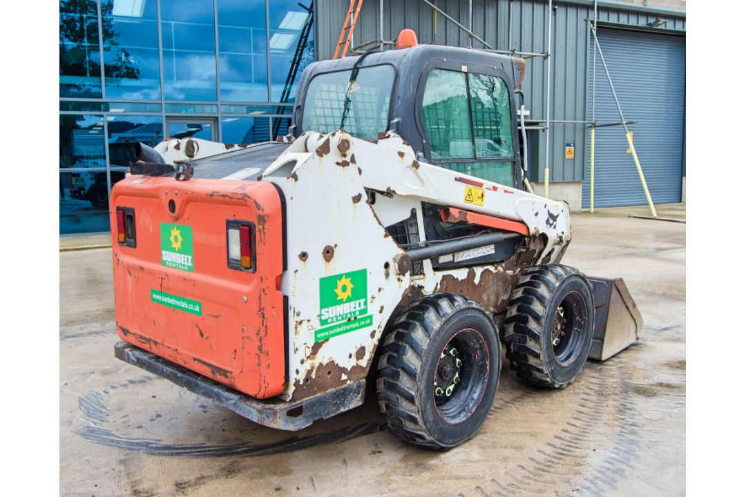 Bobcat S550 skid steer loader Year: 2016 S/N: B3GY11045 Recorded Hours: 1136 A715435 - Image 4 of 22