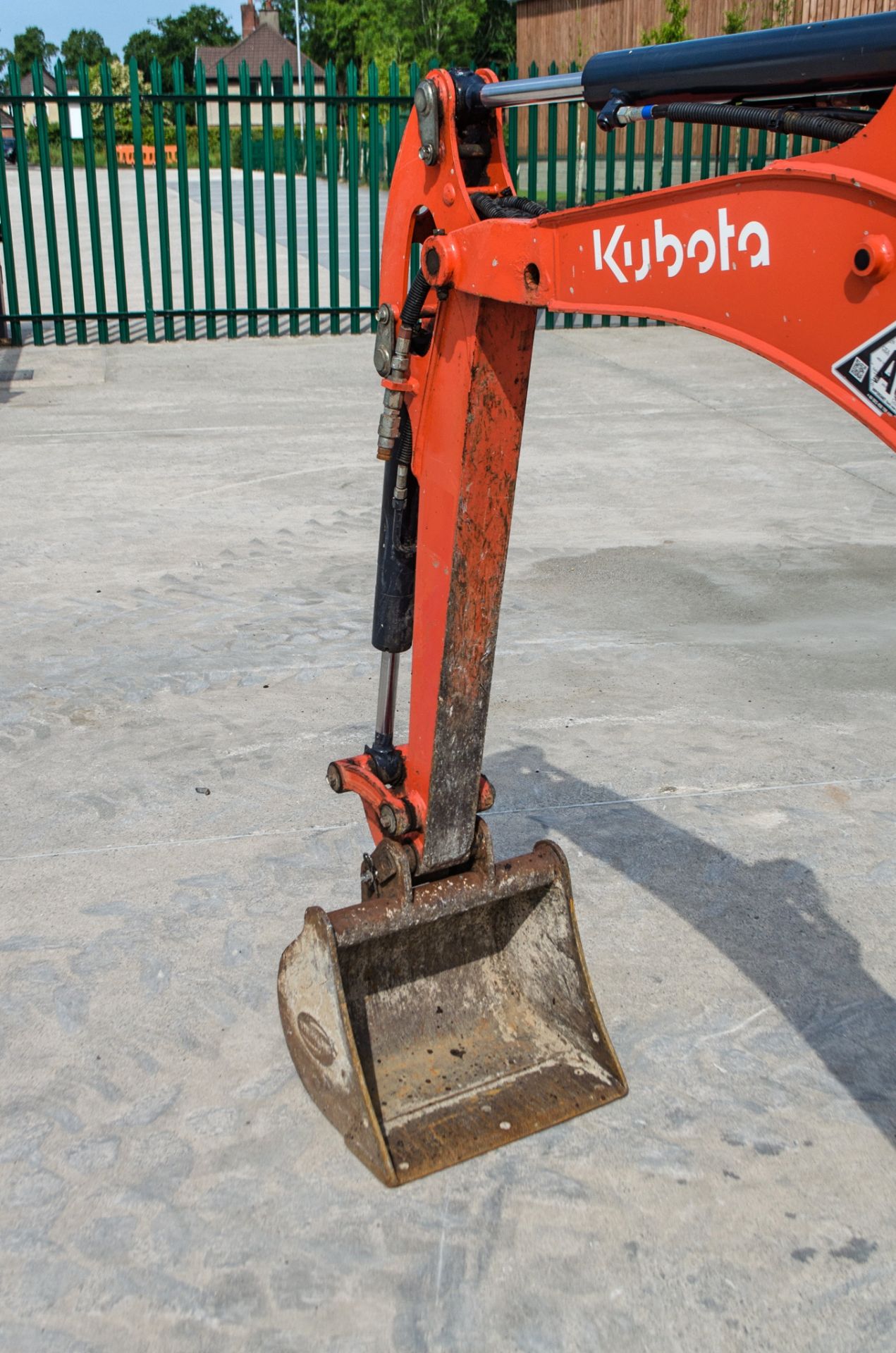 Kubota KX016-4 1.6 tonne rubber tracked excavator Year: 2018 S/N: 62838 Recorded Hours: 869 piped, - Image 17 of 28