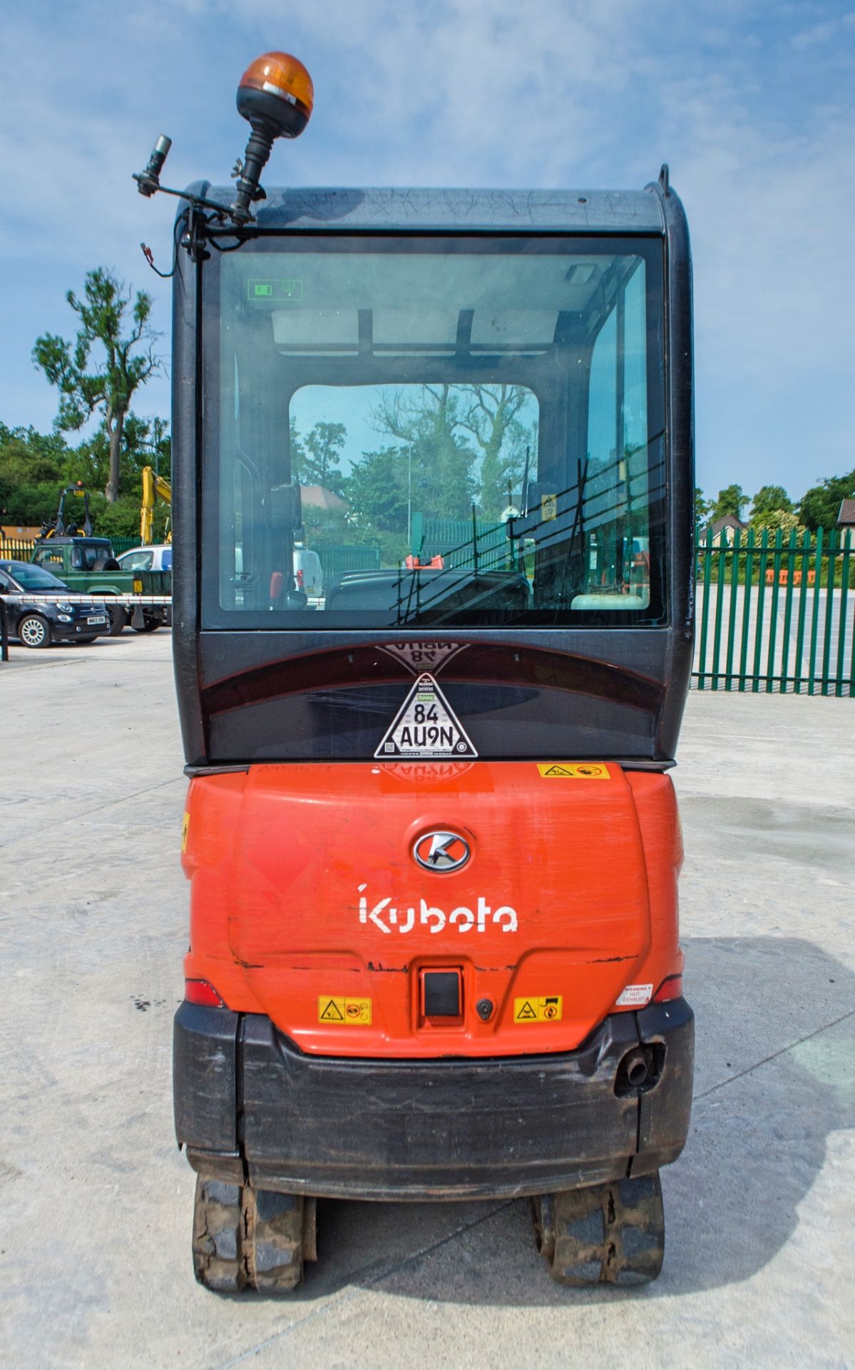Kubota KX016-4 1.6 tonne rubber tracked excavator Year: 2018 S/N: 62838 Recorded Hours: 869 piped, - Image 9 of 28
