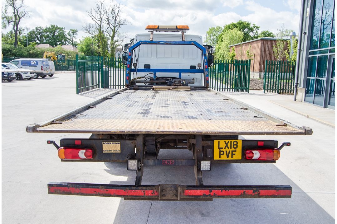 Iveco Eurocargo 75E 16S 7.5 tonne recovery lorry Registration Number: LX18 PVF Date of Registration: - Image 6 of 29