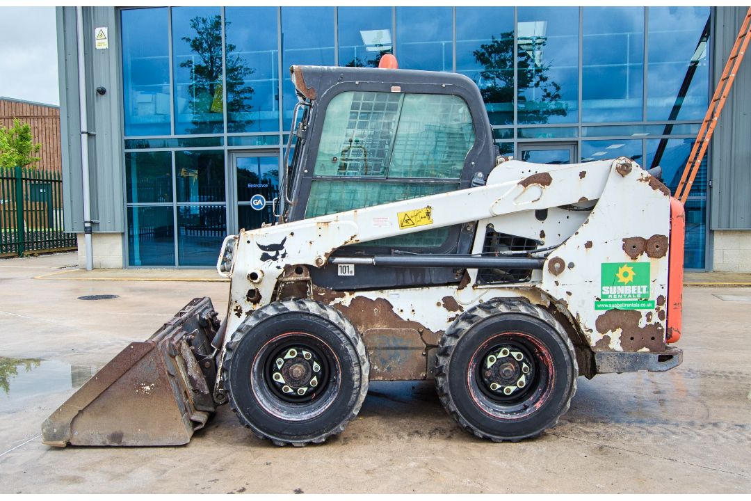Bobcat S550 skid steer loader Year: 2016 S/N: B3GY11045 Recorded Hours: 1136 A715435 - Image 7 of 22
