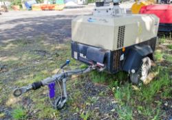 Doosan 7/41 diesel driven fast tow mobile air compressor Year: 2016 S/N: 434224 Recorded Hours: