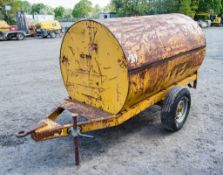 Trailer Engineering 950 litre site tow bunded fuel bowser c/w manual pump, delivery hose and