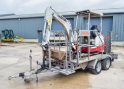 Takeuchi TB216 1.6 tonne rubber tracked mini excavator Year: 2021 S/N: 216018237 Recorded Hours: