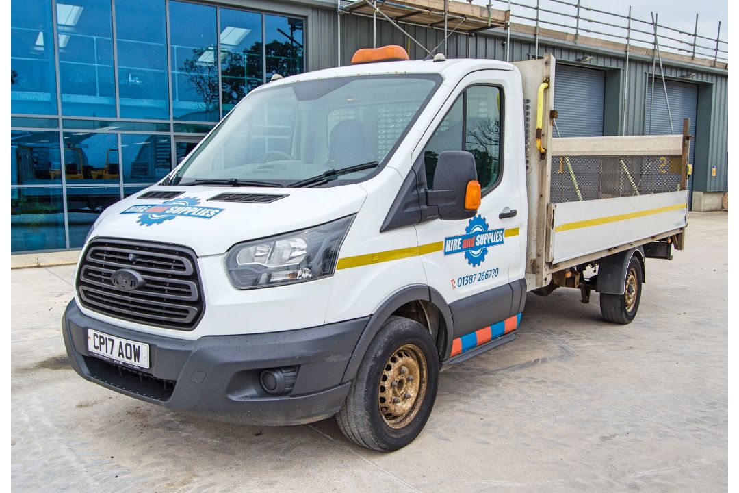 Ford Transit 350 1995cc diesel 6 speed manual dropside pick up Registration Number: CP17 AOW Date of - Image 1 of 31