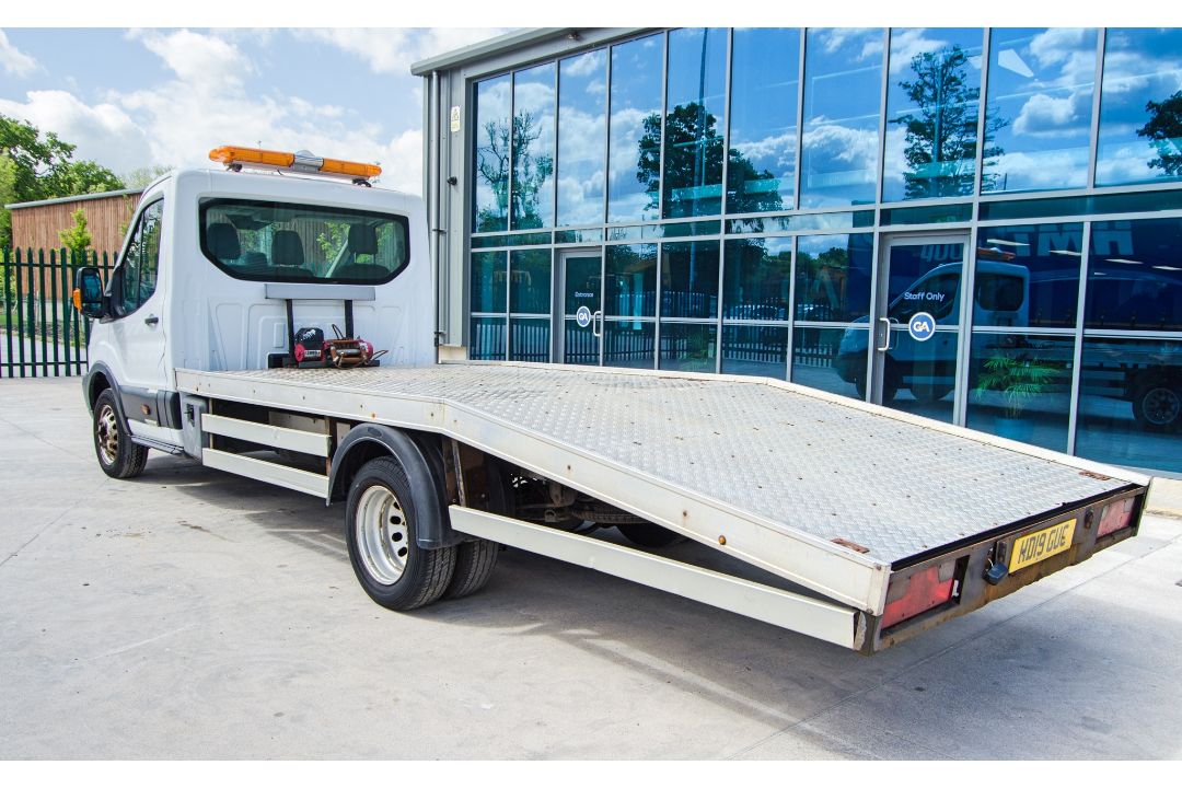 Ford Transit Tourneo Custom 320 TDCi 1995cc beaver tail car transporter Registration Number: HD19 - Image 3 of 30