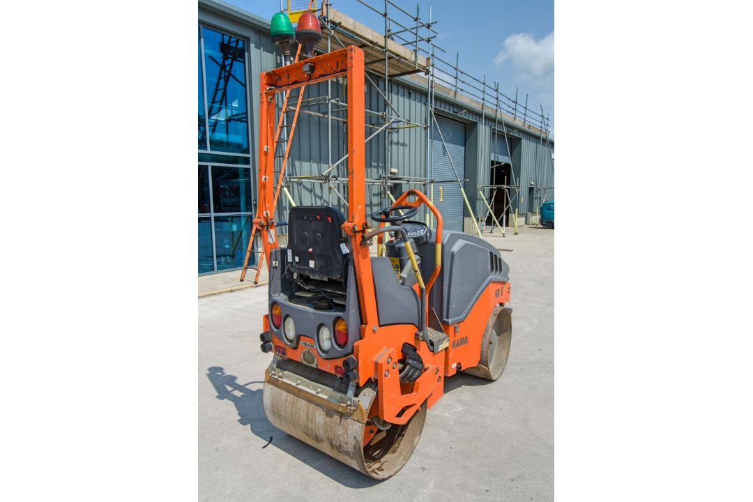 Hamm HD8VV double drum ride on roller Year: 2016 S/N: H1993533 Recorded Hours: 240 A728565 - Image 4 of 20