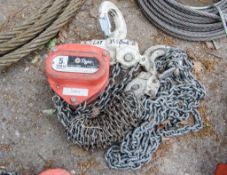 Tiger 5 tonne chain block A1080518