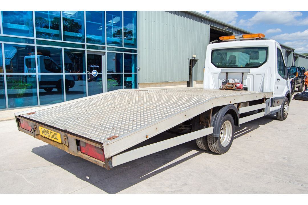 Ford Transit Tourneo Custom 320 TDCi 1995cc beaver tail car transporter Registration Number: HD19 - Image 4 of 30
