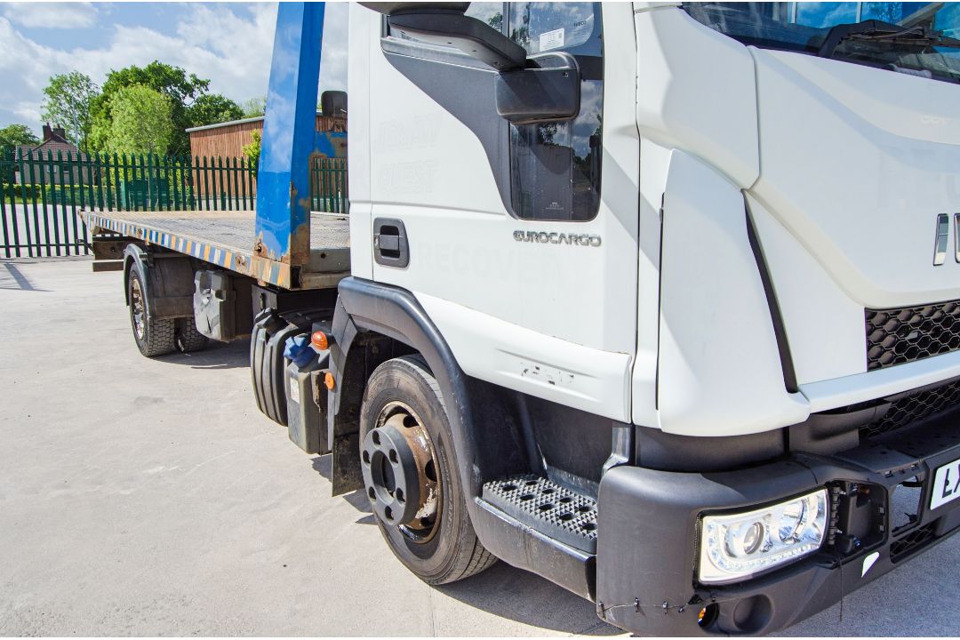 Iveco Eurocargo 75E 16S 7.5 tonne recovery lorry Registration Number: LX18 PVF Date of Registration: - Image 11 of 29