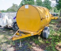 Trailer Engineering 2140 litre site tow mobile bunded fuel bowser c/w 110v electric pump, delivery