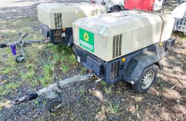Doosan 7/41 diesel driven fast tow mobile air compressor Year: 2014 S/N: 432657 Recorded Hours: 2051