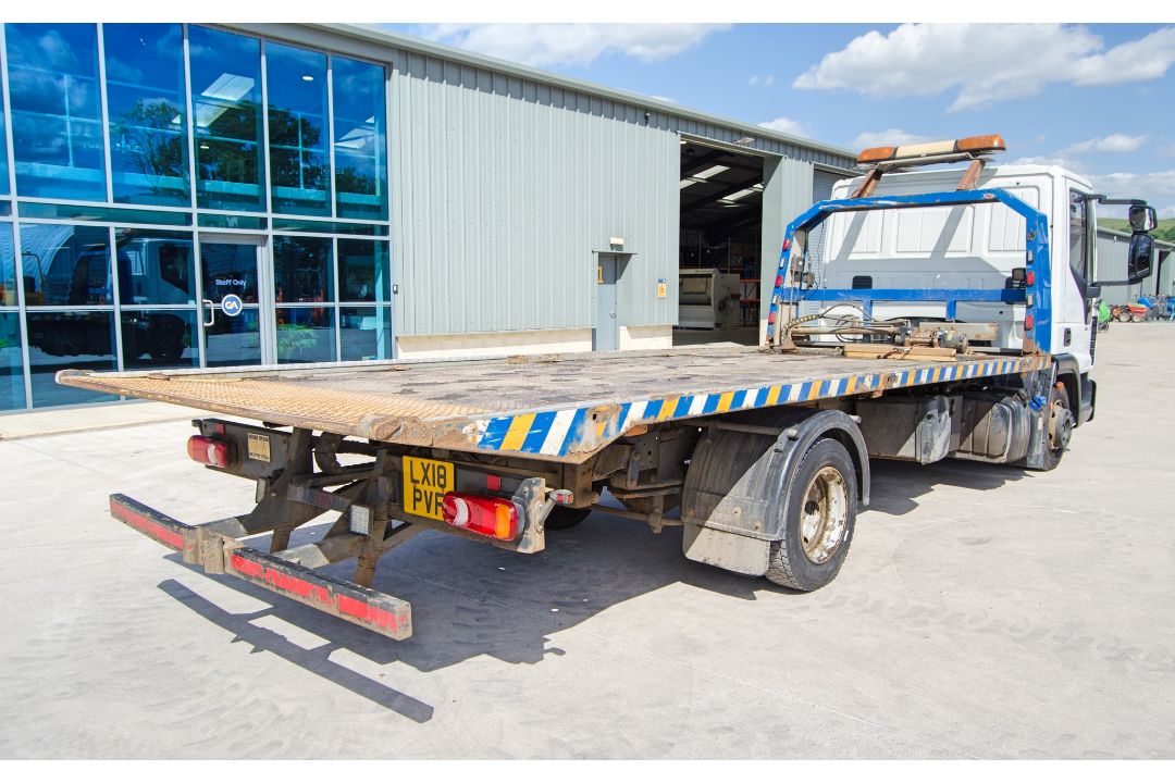 Iveco Eurocargo 75E 16S 7.5 tonne recovery lorry Registration Number: LX18 PVF Date of Registration: - Image 4 of 29