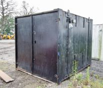 10ft x 8ft steel store c/w key A423036