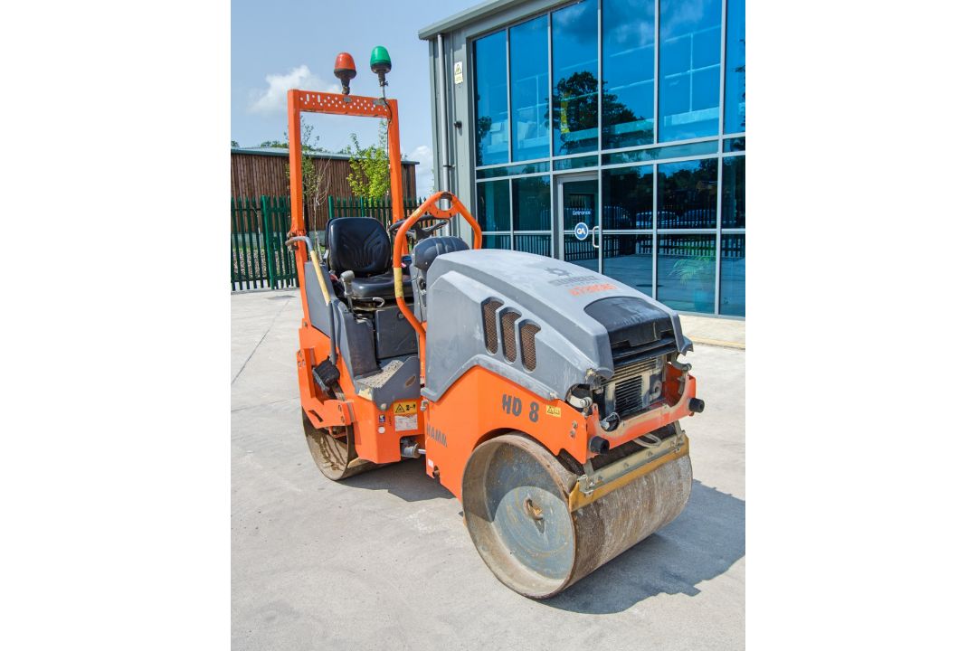 Hamm HD8VV double drum ride on roller Year: 2016 S/N: H1993533 Recorded Hours: 240 A728565 - Image 2 of 20