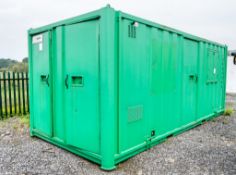 20ft x 9ft steel anti-vandal welfare site unit Comprising of: canteen area, office, toilet &