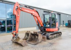Kubota KX057-4 5.5 tonne rubber tracked excavator Year: 2016 S/N: 54776 Recorded Hours: 4313
