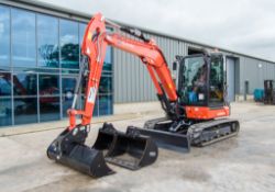 Kubota KX060-5 6 tonne rubber tracked excavator Year: 2024 S/N: E15761 Recorded Hours: 6 blade,