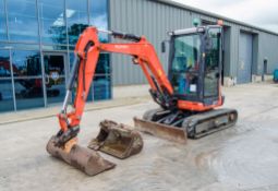 Kubota U27-4 2.7 tonne rubber tracked excavator Year: 2016 S/N: 59562 Recorded Hours: 2191 blade,