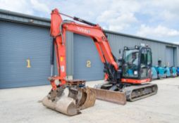 Kubota KX080-4 8 tonne rubber tracked excavator Year: 2019 S/N: 46353 Recorded Hours: 1930 blade,