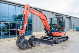 Kubota KX060-5 6 tonne rubber tracked excavator Year: 2021 S/N: 3M11239 Recorded Hours: 12 blade,