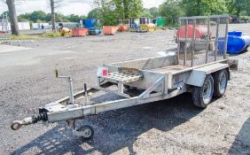 Indespension 8ft x 4ft tandem axle plant trailer S/N: GG126182 A773283