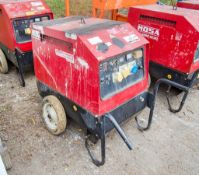 Mosa GE6000 110v/240v 6 kva diesel driven generator Recorded hours: 1702 19025744