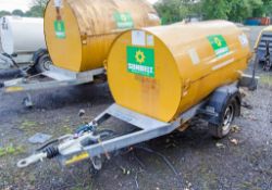 Trailer Engineering 950 litre fast tow bunded fuel bowser c/w manual pump, delivery hose and