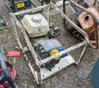 110v/240v 2.75 kva petrol driven generator ** Engine parts missing **